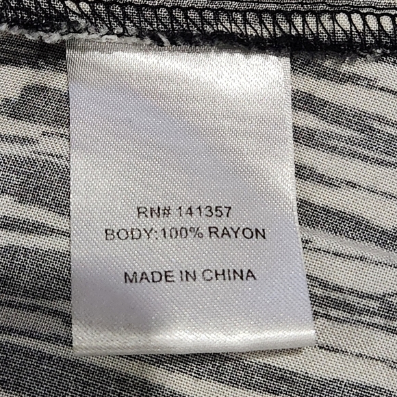 Wyldehart Womens Strapless Tube Black& White Tribal Print Maxi Dress Size Small - Picture 8 of 9